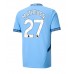 Tanie Strój piłkarski Manchester City Matheus Nunes #27 Koszulka Podstawowej 2024-25 Krótkie Rękawy